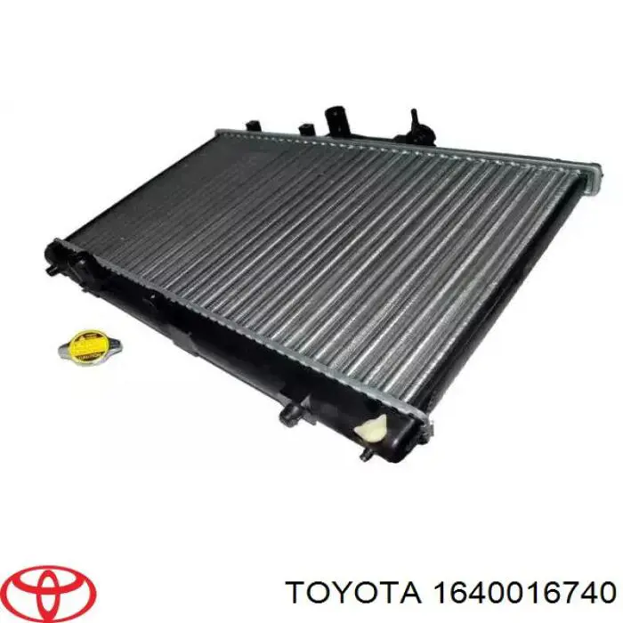 Купить 1640016740 Toyota Радиатор водяной