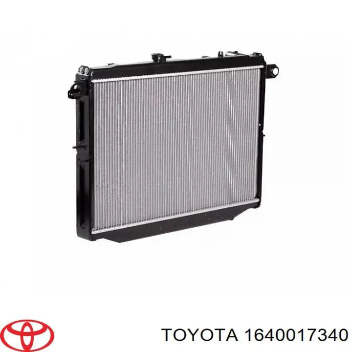 1640017341 Toyota Радиатор охлаждения двигателя