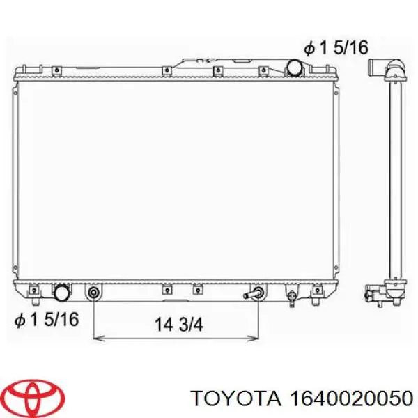 Радиатор охлаждения Koyorad FP70A149KY