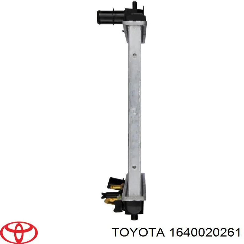 1640020261 Toyota radiador de esfriamento de motor