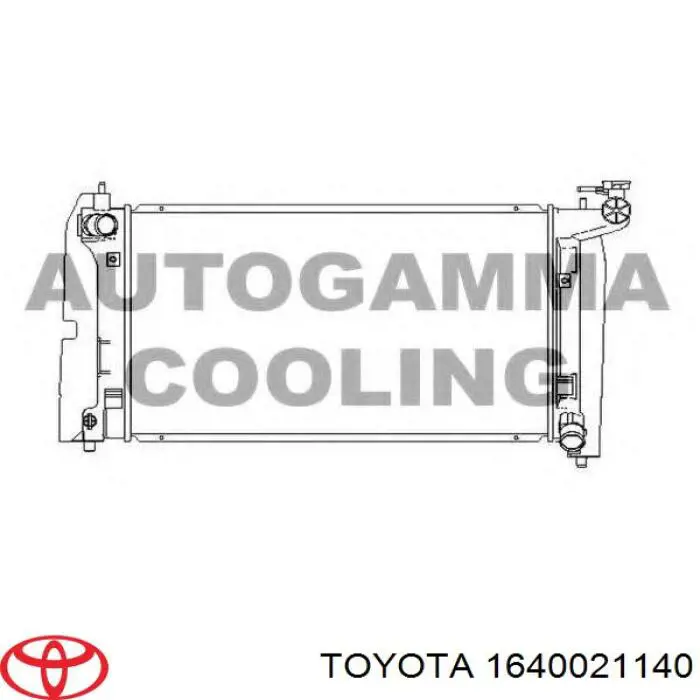 Радиатор 1640021140 Toyota