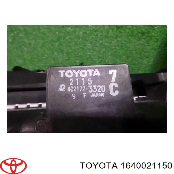 1640021150 Toyota Радиатор основной