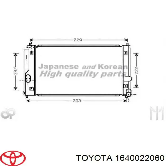 Купить D72072TT Thermotec Радиатор водяной