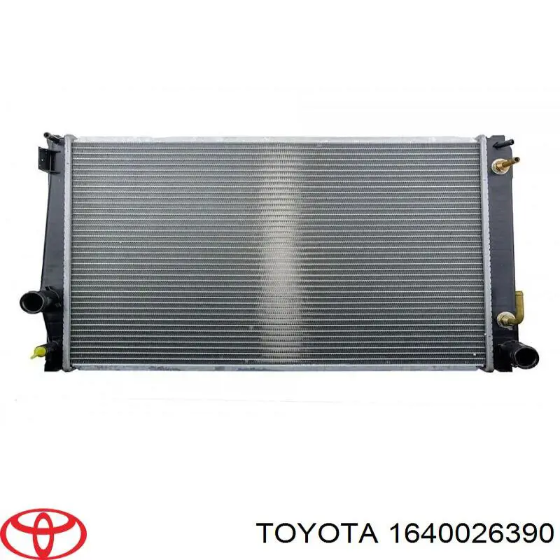 Купить 1640026390 Toyota Радиатор водяной