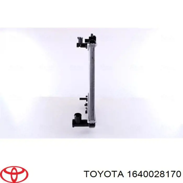 Радиатор 1640028170 Toyota