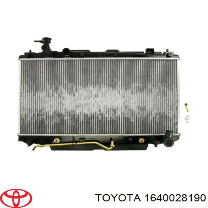 Радиатор охлаждения двигателя TOYOTA 1640028190