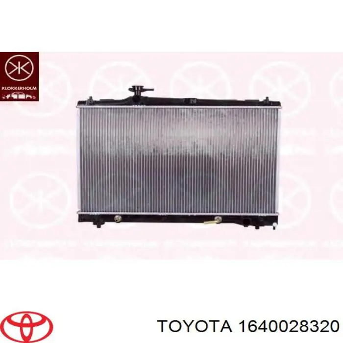 Радиатор 1640028320 Toyota