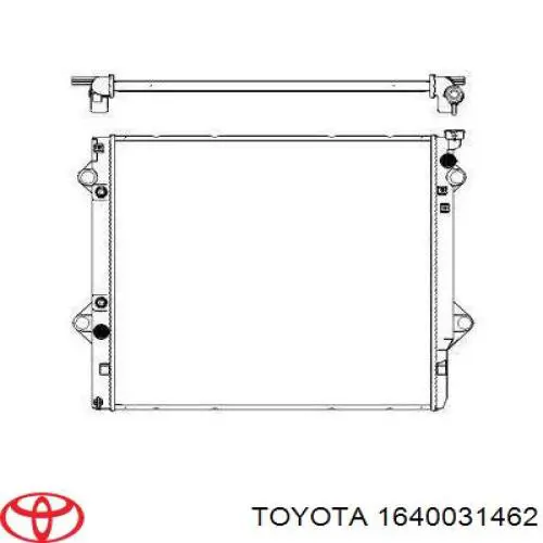 Радиатор 1640031462 Toyota