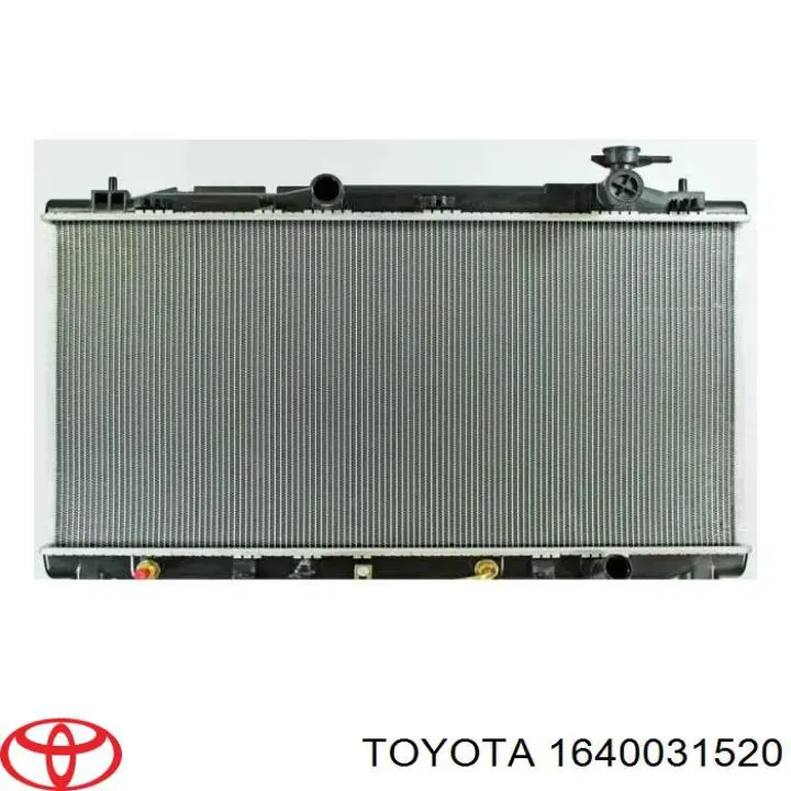 Радиатор охлаждения двигателя Toyota 1640031520