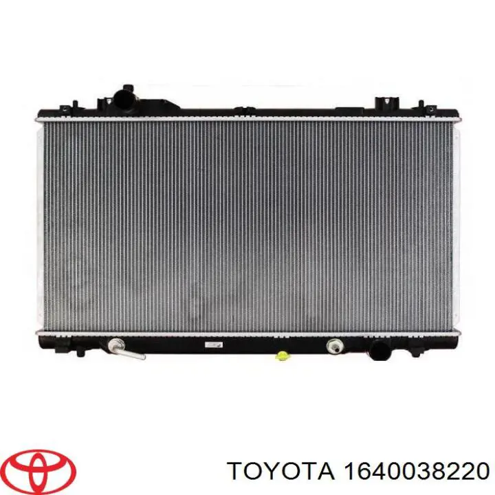 Радиатор 1640038220 Toyota