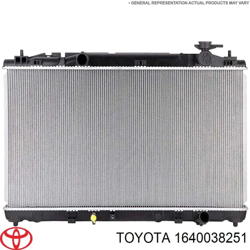 Купить 1640038251 Toyota Радиатор водяной