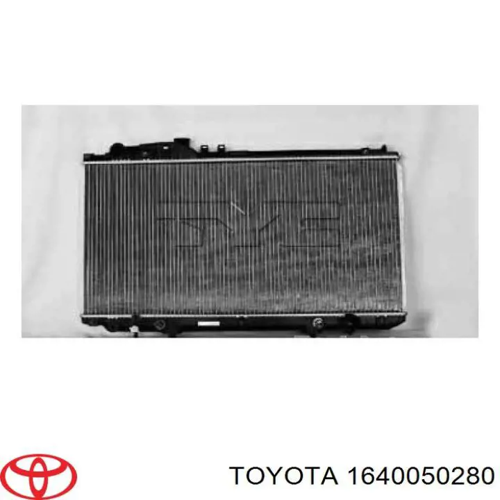 Радиатор 1640050280 Toyota