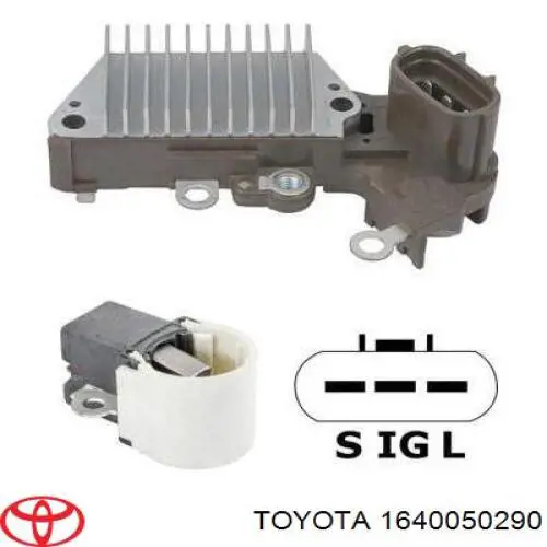 Купить 1640050290 Toyota Радиатор водяной