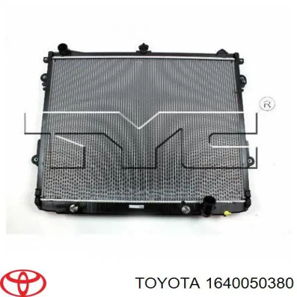 Купить 1640050380 Toyota Радиатор водяной