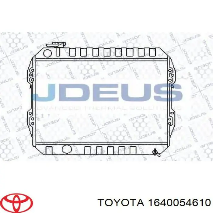 1640054610 Toyota Радиатор основной