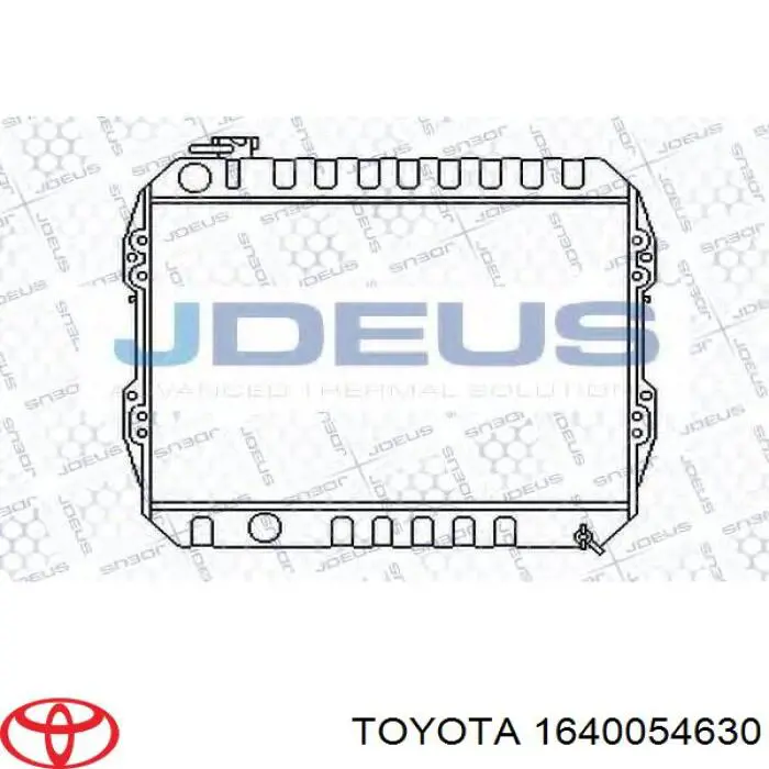 1640054630 Toyota Радиатор основной