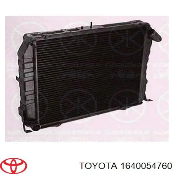 Радиатор 1640054760 Toyota