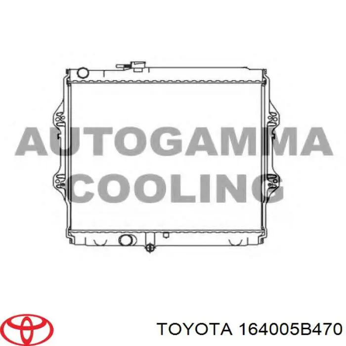 164005B470 Toyota Радиатор основной