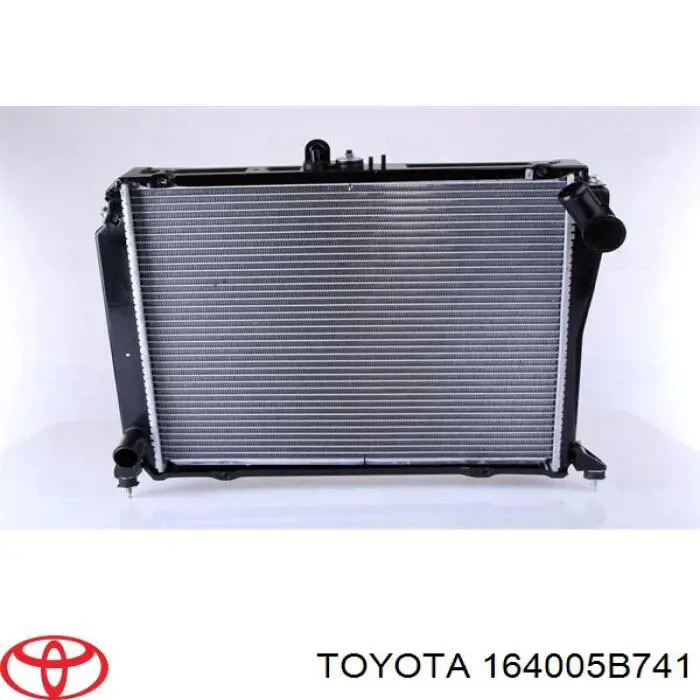 Радиатор охлаждения двигателя Toyota 164005B741 цена, от 82.35 USD