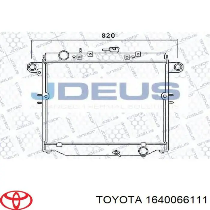 Радиатор охлаждения двигателя Denso DRM50139 цена, от 160.58 USD