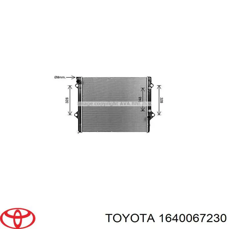Купить 8178085 Polcar Радиатор водяной