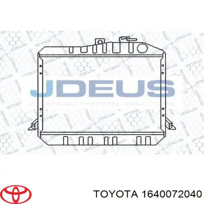 1640072040 Toyota Радиатор основной