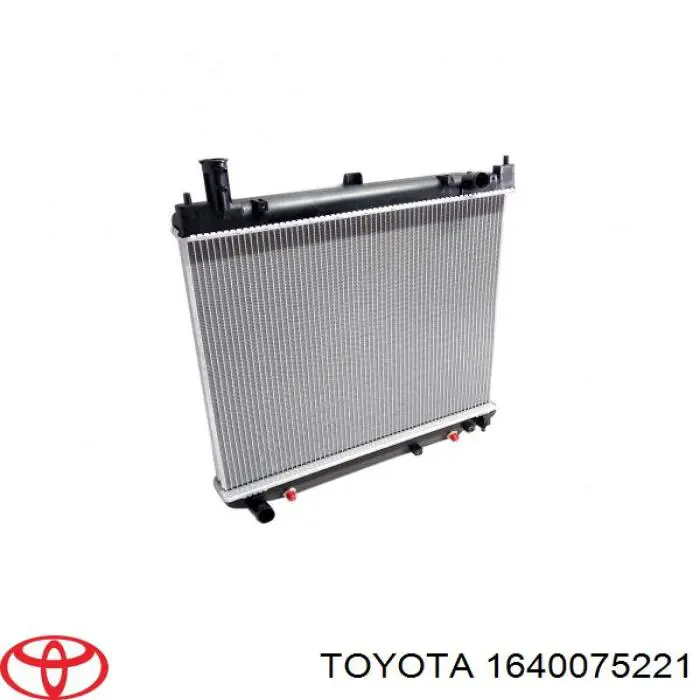 1640075221 Toyota Radiador de esfriamento de motor