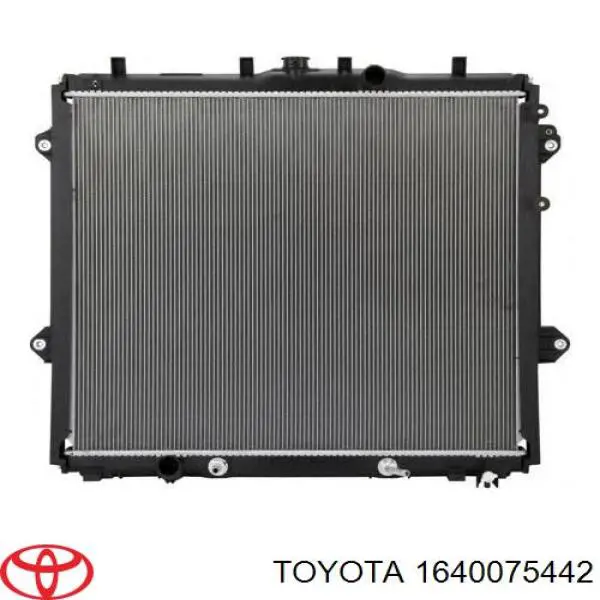 Радиатор 1640075442 Toyota