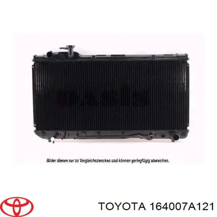 Радиатор 164007A121 Toyota