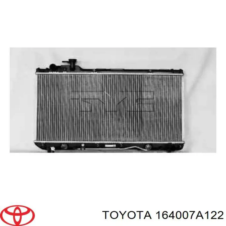 164007A122 Toyota радиатор