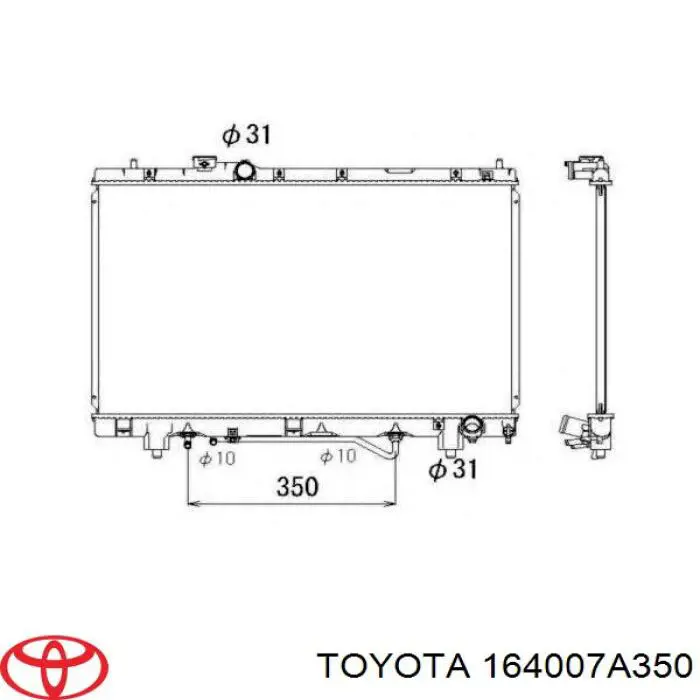  164007A350 Toyota