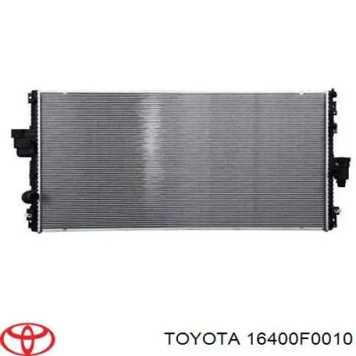 16400F0010 Toyota radiador de esfriamento de motor