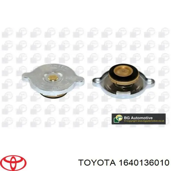1640136010 Toyota крышка (пробка радиатора)