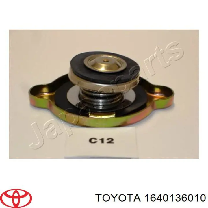 Tapón del radiador 1640136010 Toyota