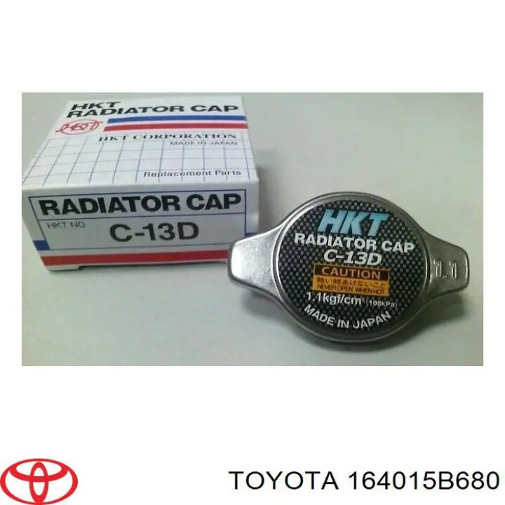 Tapa de radiador 164015B680 Toyota