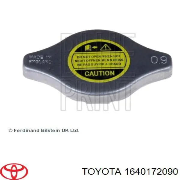 Купить 1640172090 Toyota Крышка радиатора