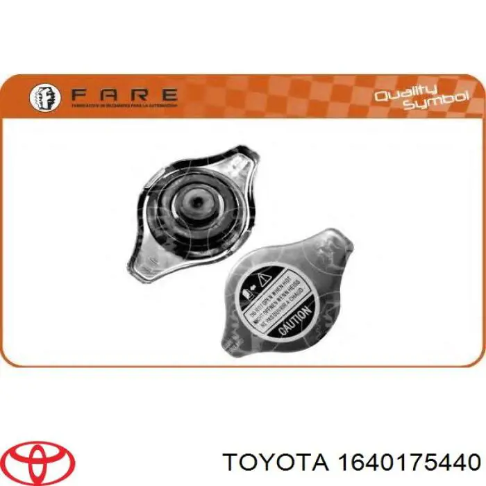 Tapa de radiador 1640175440 Toyota