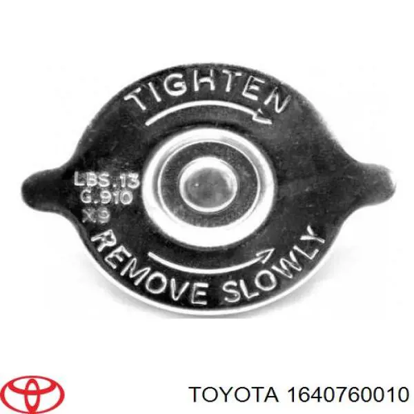 Крышка радиатора 1640760010 Toyota