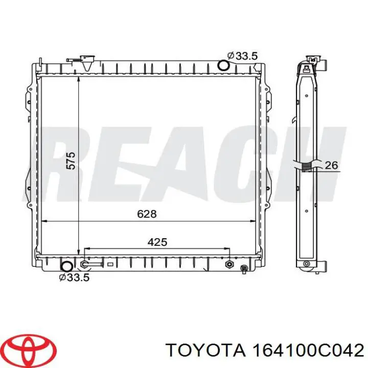 164100C042 Toyota 