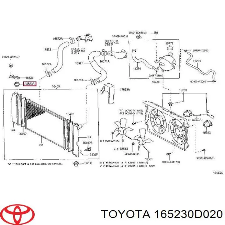 165230D020 Toyota 