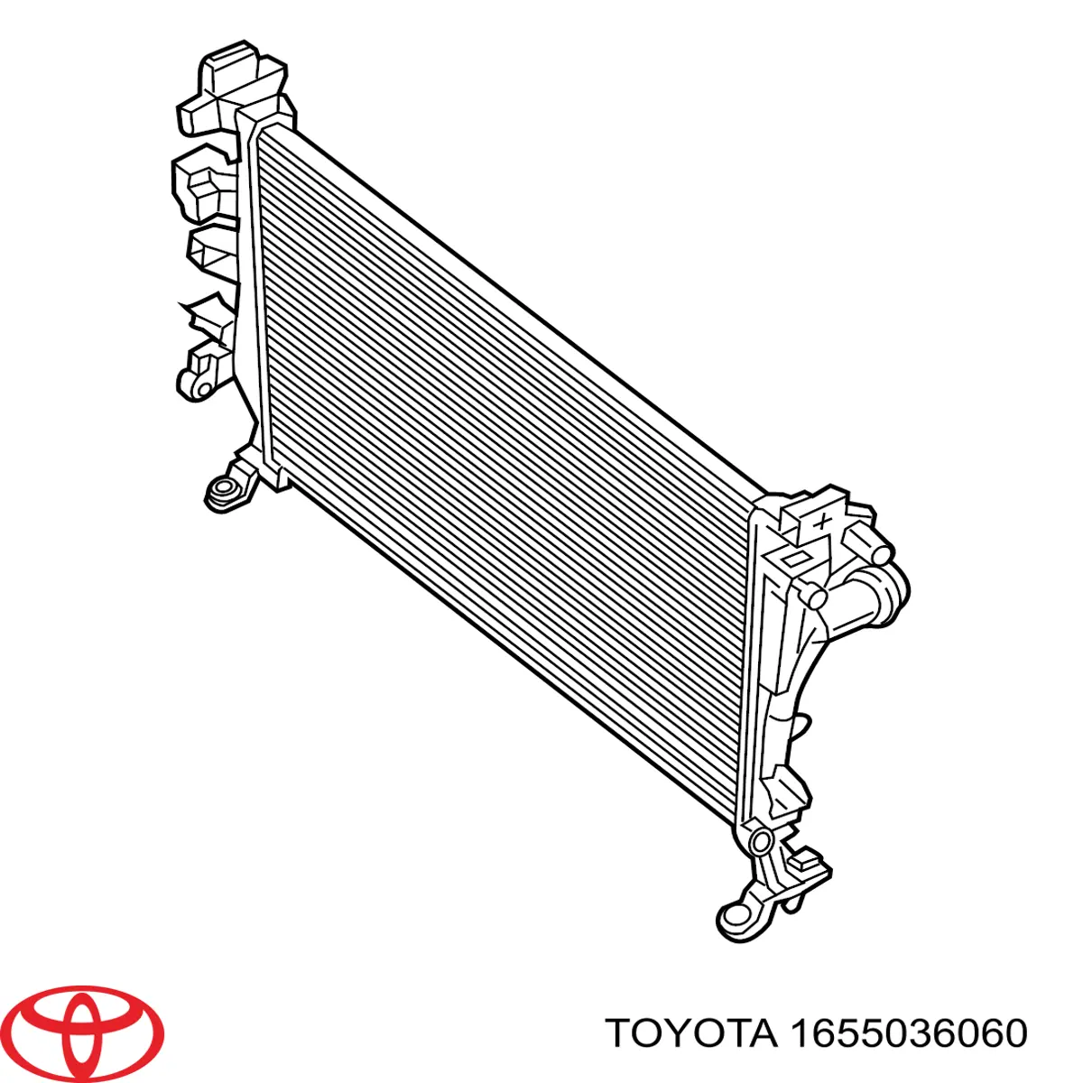 Система охлаждения наддувочного воздуха Toyota 1655036060 цена, от 158.98 USD