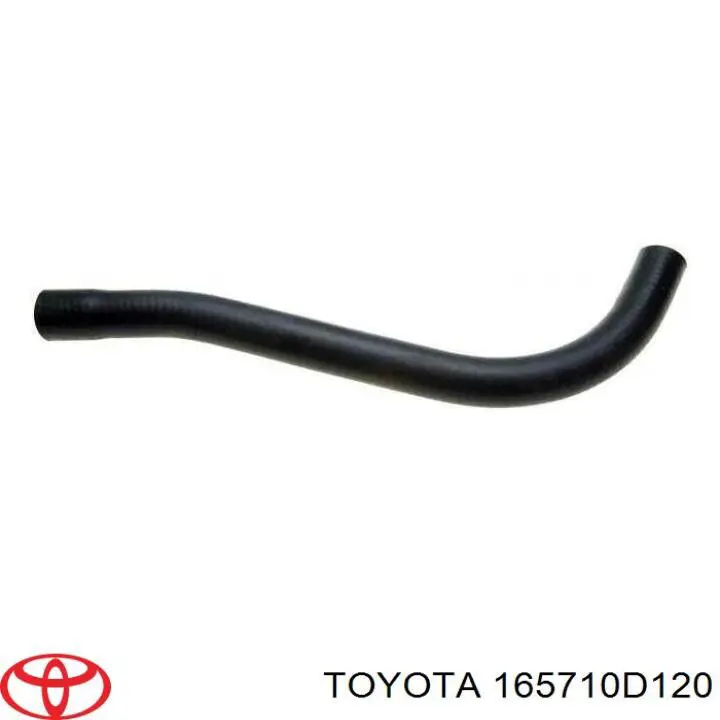 Патрубок радиатора 165710D120 Toyota