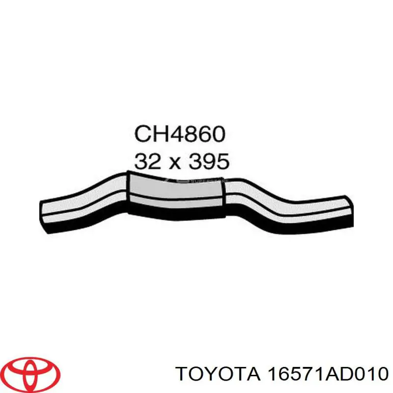  16571AD010 Toyota