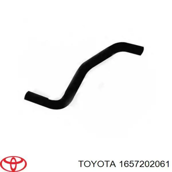 1657202061 Toyota шланг (патрубок радиатора охлаждения нижний)