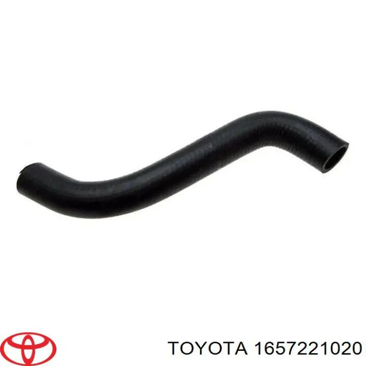 1657221020 Toyota шланг (патрубок радиатора охлаждения нижний)