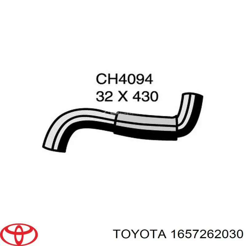 Шланг радиатора охлаждения Toyota 1657262030 цена, от 19.00 USD