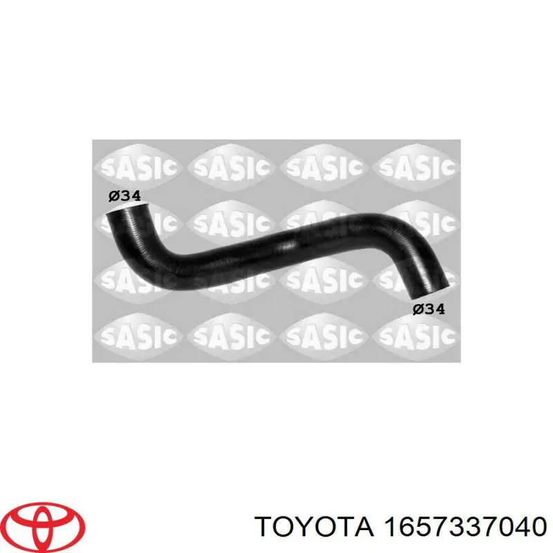 Шланг радиатора охлаждения Toyota 1657337040 цена, от 10.14 USD
