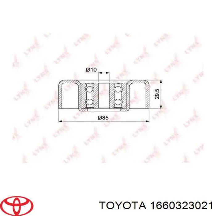 Паразитный ролик 1660323021 Toyota