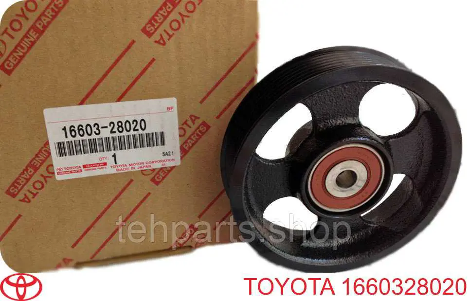 1660328020 Toyota rolo parasita da correia de transmissão