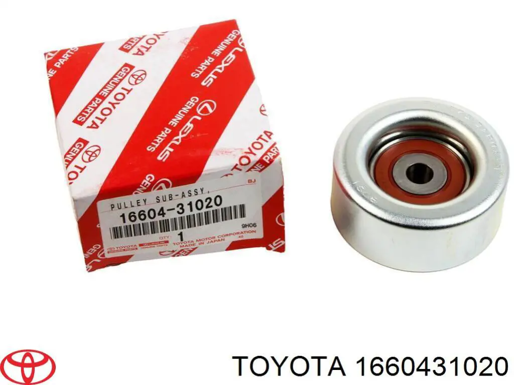 1660431020 Toyota rolo parasita da correia de transmissão